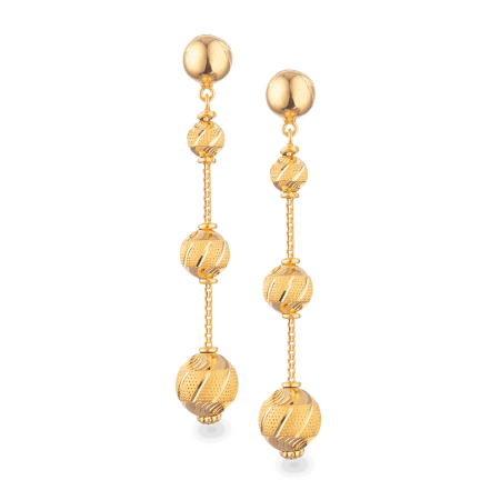 22 Carat Gold Sparkle Earring 22 Carat Gold Sparkle Earring