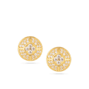 22 Carat Gold Indian Earrings