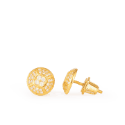 22 Carat Gold Indian Earrings