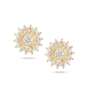 Kadınlar için 22 ayar altın pırlanta küpe Kadınlar için 22 ayar altın pırlanta küpe