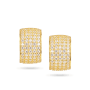 22 ayar altın CZ dikdörtgen küpeler 22 ayar altın CZ dikdörtgen küpeler