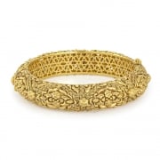 سوار مزخرف من الذهب عيار 22 قيراط - طلاء ذهبي مزخرف - طلاء عتيق سوار مزخرف من الذهب عيار 22 قيراط - طلاء ذهبي مزخرف - طلاء عتيق