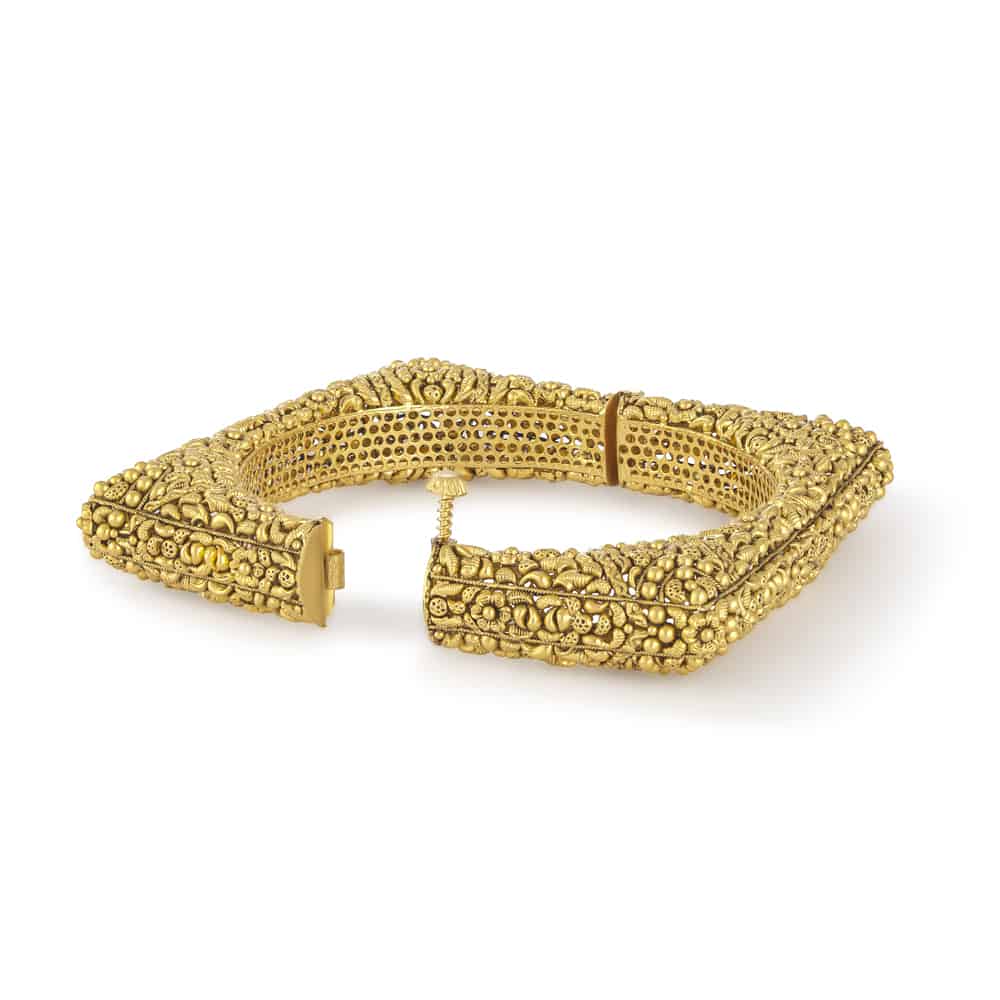 Antik Kaplama ile 22 Ayar Altın Kada Antik Kaplama ile 22 Ayar Altın Kada