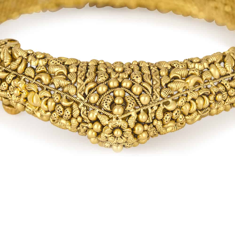 Antik Kaplama ile 22 Ayar Altın Kada Antik Kaplama ile 22 Ayar Altın Kada