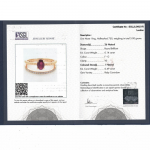 18 Ayar Pembe Altın Yakut ve Pırlanta Yüzük | M Beden 18 Ayar Pembe Altın Yakut ve Pırlanta Yüzük | M Beden