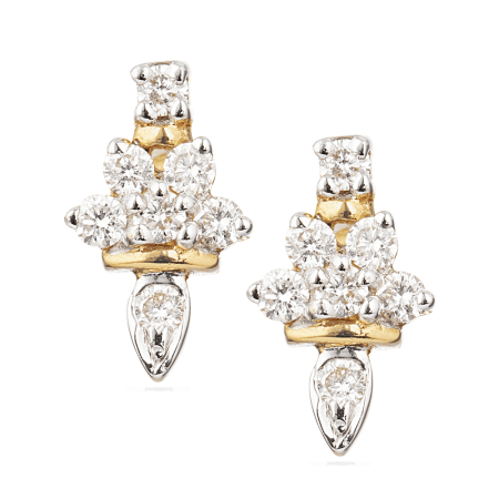 18ct Yellow Gold Earring Diamond 0.31ct 18ct Yellow Gold Earring Diamond 0.31ct