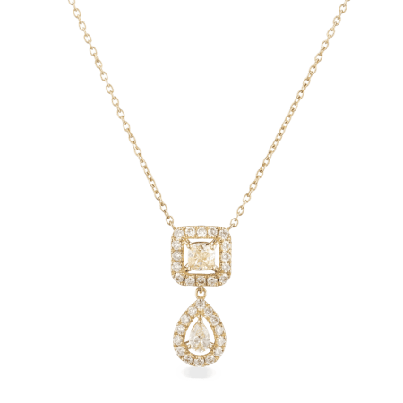 18 Carat Yellow Gold Diamond Necklace 18 Carat Yellow Gold Diamond Necklace