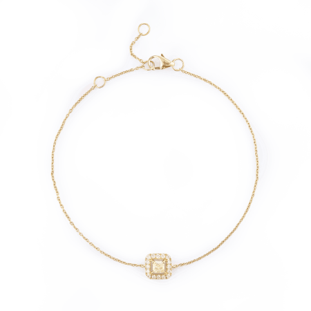 18ct Yellow Gold Womens Diamond Bracelet 18ct Yellow Gold Womens Diamond Bracelet