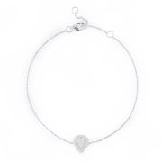 سوار ألماس من الذهب الأبيض عيار 18 قيراط سوار ألماس من الذهب الأبيض عيار 18 قيراط