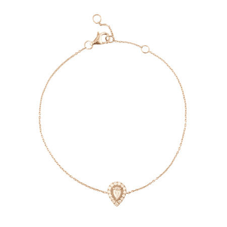 Minimal 18ct Rose Gold Diamond Bracelet Minimal 18ct Rose Gold Diamond Bracelet