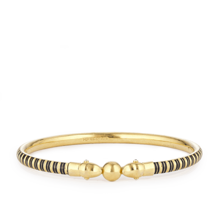 22ct Gold Bangle With Enamel work