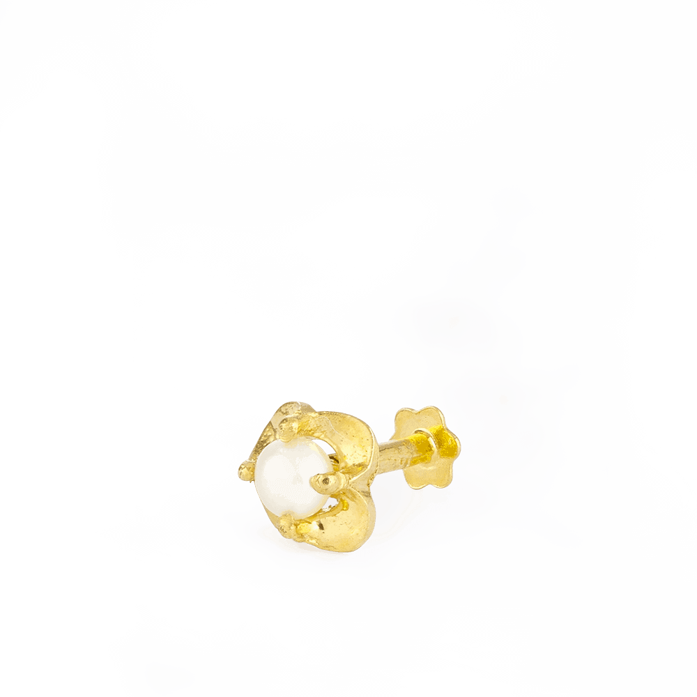 مسمار الأنف من الذهب الأصفر عيار 22 قيراط مسمار الأنف من الذهب الأصفر عيار 22 قيراط