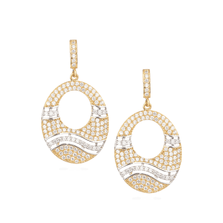 22ct Indian Cubic Zirconia Earring