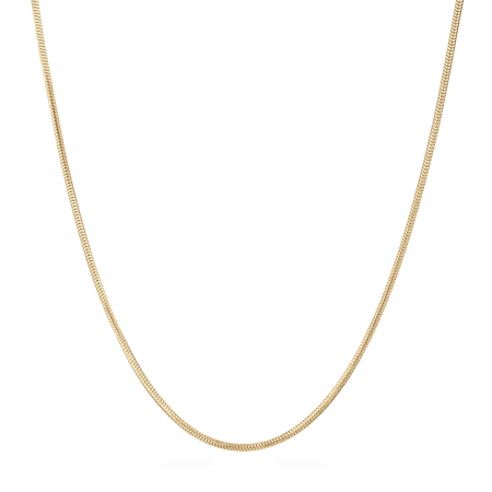 22ct Yellow Gold Snake chain in 16" inches