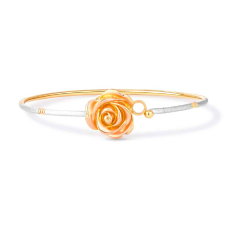 Flower Inspired 22ct Gold Bangle Flower Inspired 22ct Gold Bangle