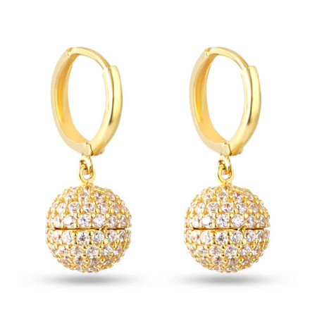 22 Carat Gold Drop Ball Balli