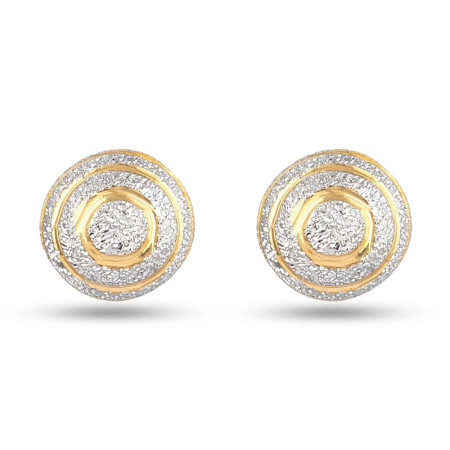 22ct Gold Textured Circle Stud Earrings 22ct Gold Textured Circle Stud Earrings