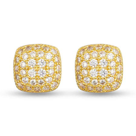 22ct Gold Cubic Zirconia Stud Earring 22ct Gold Cubic Zirconia Stud Earring