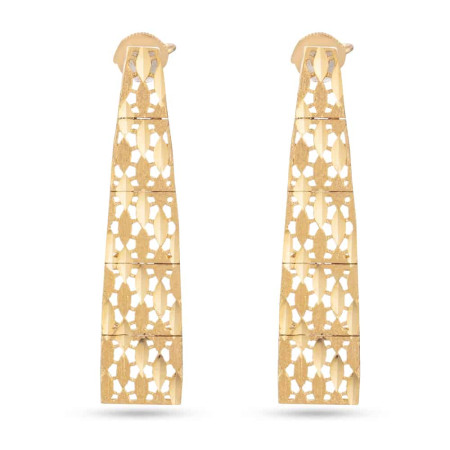 22ct Gold Geometric Drop Earrings 22ct Gold Geometric Drop Earrings