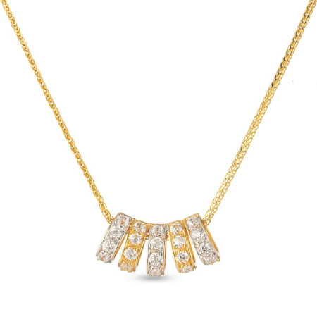 22 carat Yellow Gold Pendant with Cz stones 22 carat Yellow Gold Pendant with Cz stones