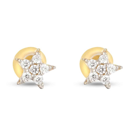 22 Carat Gold Star Earring 22 Carat Gold Star Earring