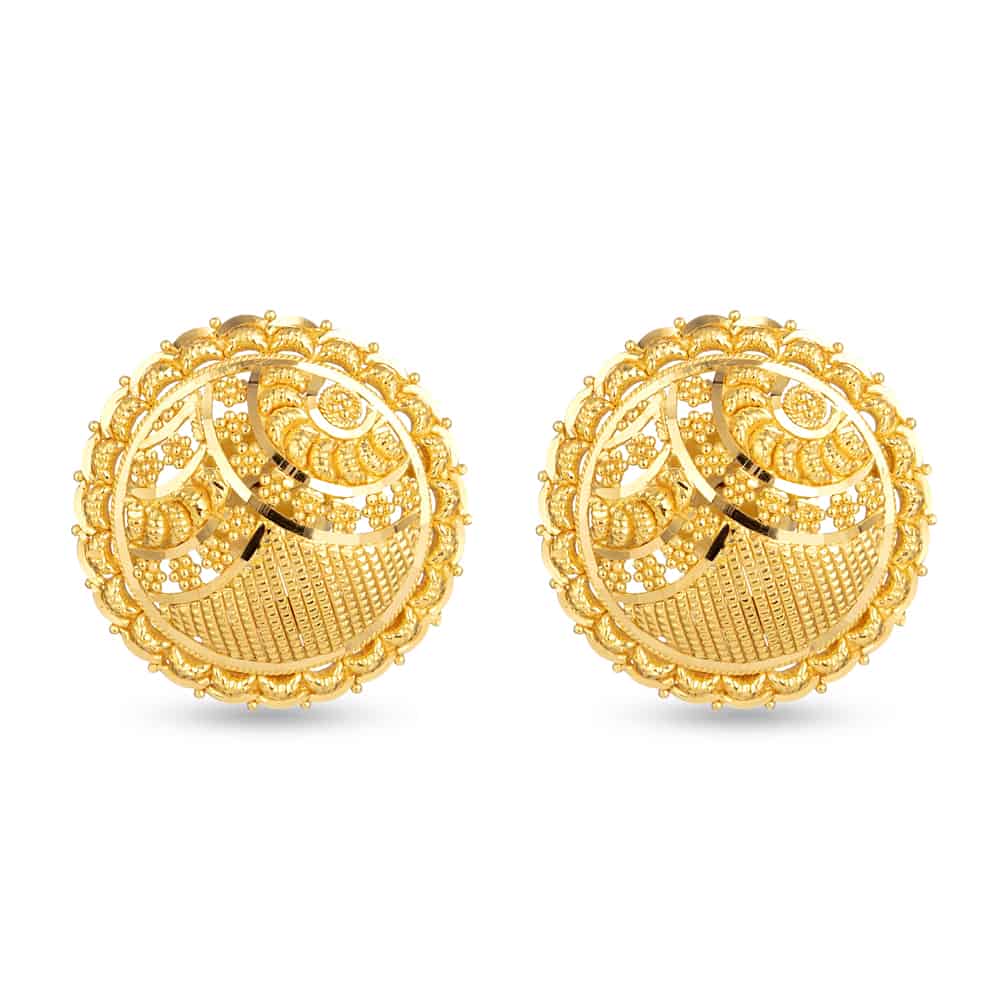 22 Carat Yellow Gold Stud Earring 22 Carat Yellow Gold Stud Earring
