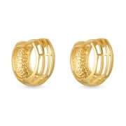 Elegante 22-Karat-Gold-Creolen für den Alltag