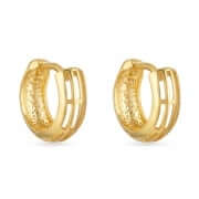 22 Karat Indisches Gold Bali-Ohrringe