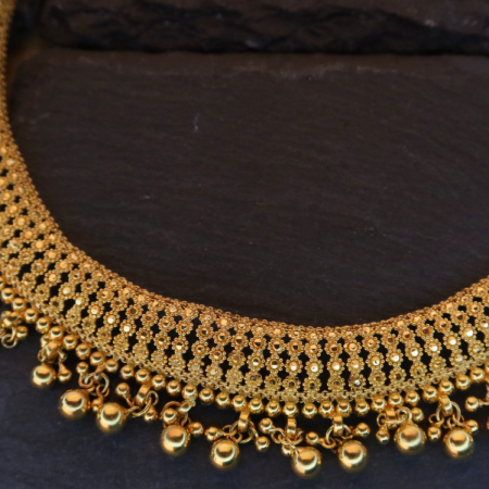 22 Ayar Altın Geniş Jali Gerdanlık Kolye 22 Ayar Altın Geniş Jali Gerdanlık Kolye