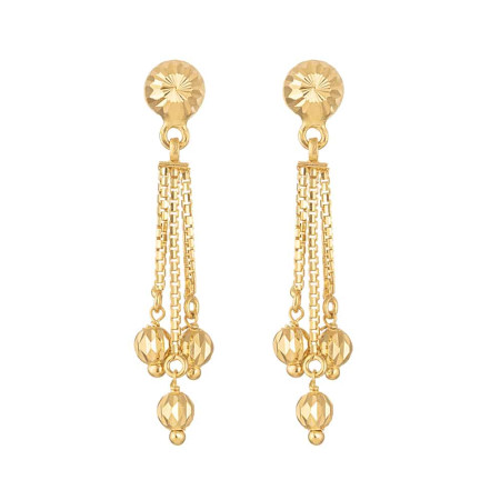 22ct Gold Ball Drop Earring 22ct Gold Ball Drop Earring