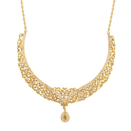 Polki Bridal Necklace in 22ct Gold Polki Bridal Necklace in 22ct Gold