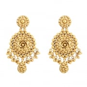 Antik Kaplamalı 22 Ayar Altın Küpe Antik Kaplamalı 22 Ayar Altın Küpe