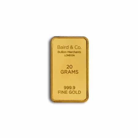 20.0 Gram Fine Gold Bar in 24ct