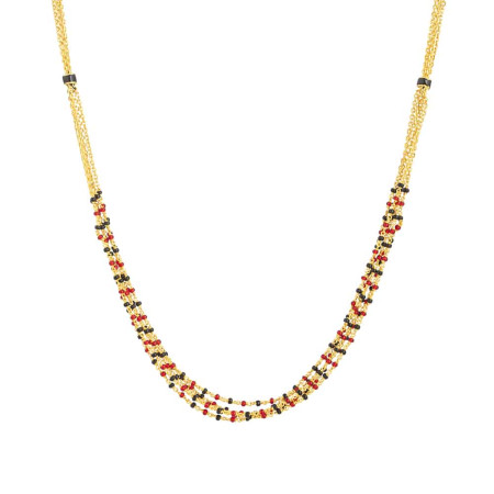 22ct Gold Double Strand Mangalsutra Necklace
