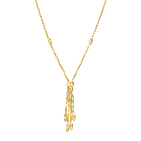 Twin Tassel Bead Choker in 22ct Gold Twin Tassel Bead Choker in 22ct Gold