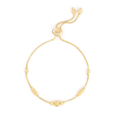 22ct Gold Adjustable Bead Bracelet 22ct Gold Adjustable Bead Bracelet