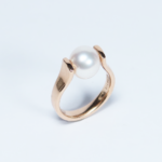 14ct Rose Gold Perlenring 14ct Rose Gold Perlenring