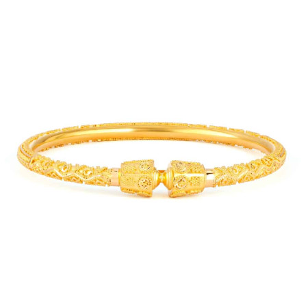 22ct Gold Filigree Bangle – Traditional Design
