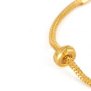 22ct Gold Beaded Charm Bracelet for Women
