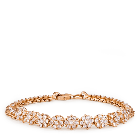Rose Gold Polki Bracelet Rose Gold Polki Bracelet