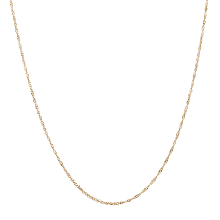 22ct Gold Ripple Chain