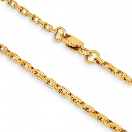 22ct Gold Link Kette in 18 Zoll