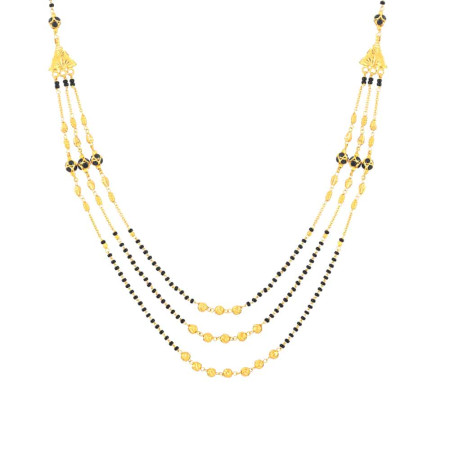 22ct Gold Triple Layer Mangalsutra Necklace 22ct Gold Triple Layer Mangalsutra Necklace