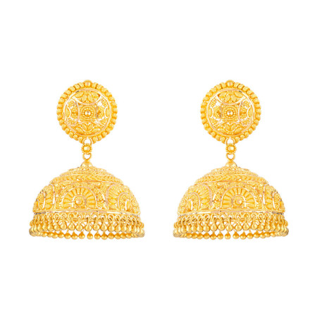 22 Carat Gold Asian Jhumka