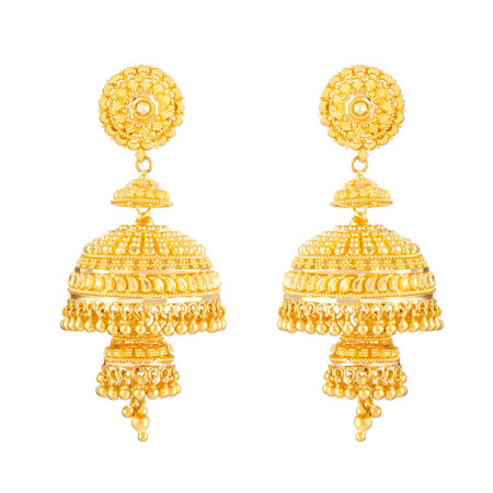 22 Carat Gold Asian Jhumka 22 Carat Gold Asian Jhumka