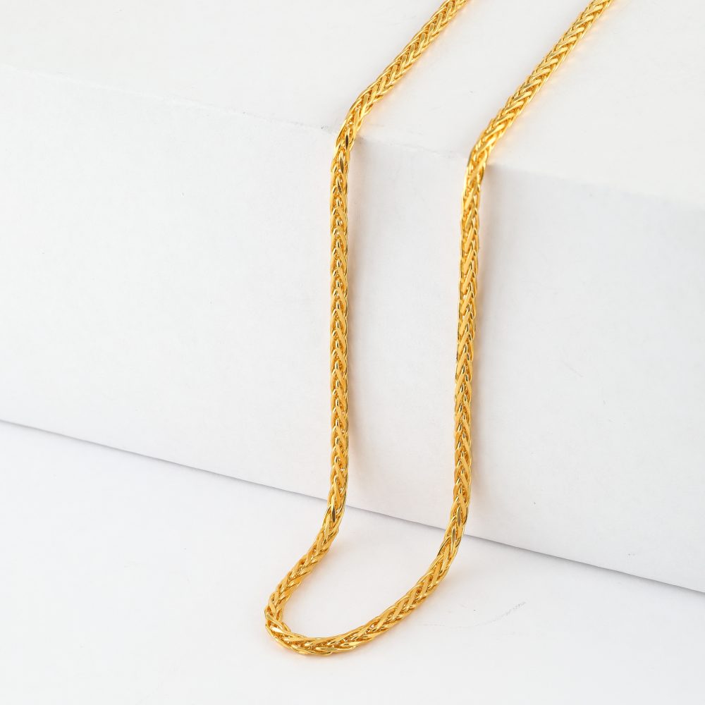 22 Ayar Altın | Spiga Zincir | 22 İnç 22 Ayar Altın | Spiga Zincir | 22 İnç