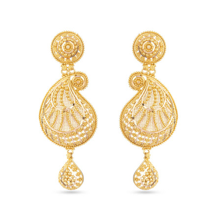 Gold Wedding Earrings Gold Wedding Earrings