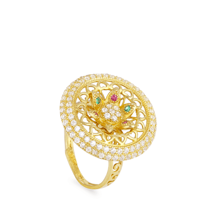 Cocktail Ring In 22ct