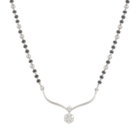 18ct White Gold Mangalsutra