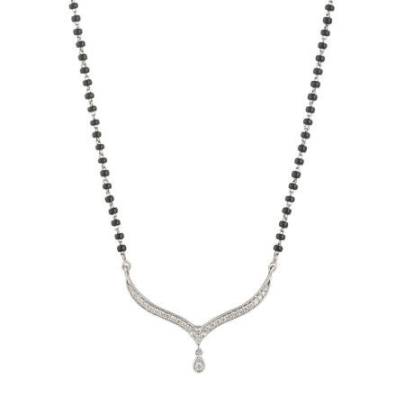 18ct White Gold Mangalsutra Diamond 0.40ct 18ct White Gold Mangalsutra Diamond 0.40ct